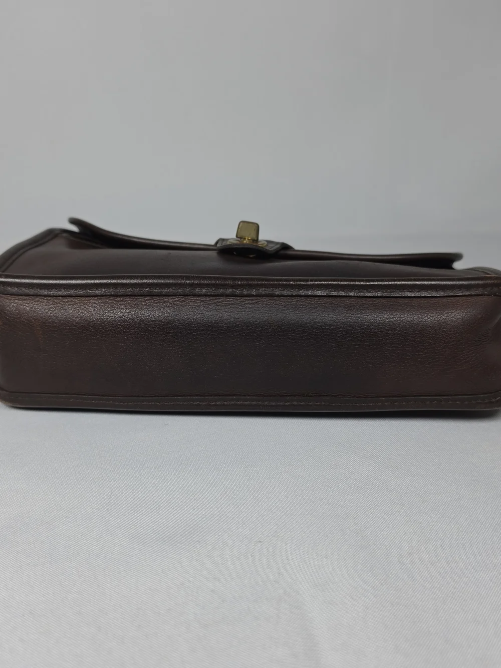 COACH Vintage Brown Leather Men’s Turnlock Clutch Wristlet Bag 9971 USA M OS